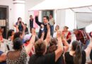Celebra Luis Nava con mamás comerciantes de San Juan del Río