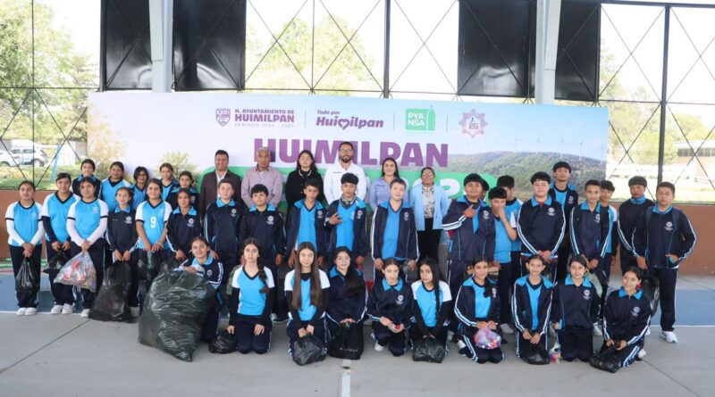 Impulsa Jairo Morales cultura del reciclaje entre jóvenes de Huimilpan