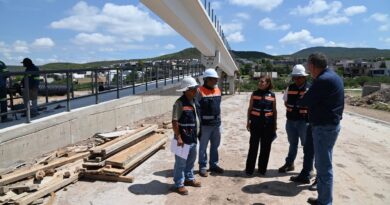 Supervisa CEI avance de puente peatonal en el Anillo Vial Junípero Serra