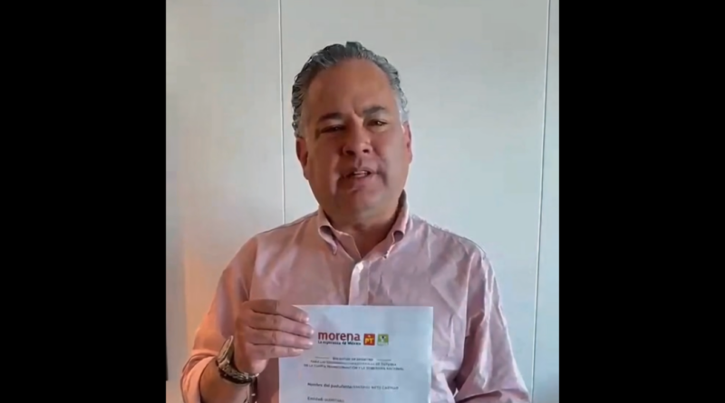 Santiago Nieto se registra en línea para coordinar los comités de la 4T en Querétaro; «El futuro es algo que no nos pueden robar los panistas”, arremete