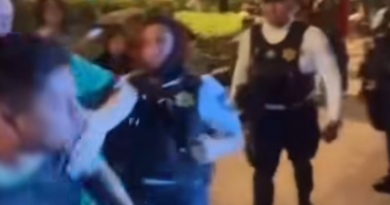 Suspenden a policía de Querétaro tras golpear a civil en el Centro Histórico: Felifer