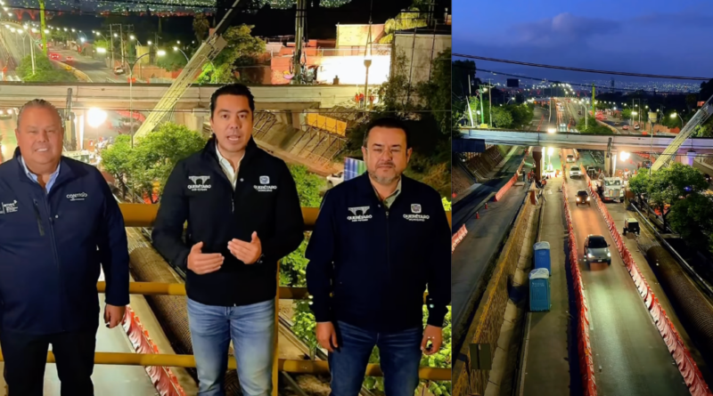Entra Bernardo Quintana a la fase más crítica de obras; activan carril en contraflujo a partir del sábado