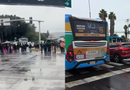 Trabajadores del IMSS Querétaro colapsan tránsito en Querétaro ante exigencia de mejores condiciones