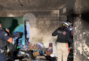 Rescatan a una persona atrapada en incendio de vivienda en la colonia Movimiento Obrero, en la capital