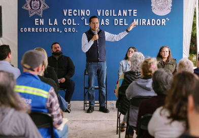 Chepe Guerrero fortalece la seguridad en Corregidora con más de mil 600 comités del programa Vecino Vigilante